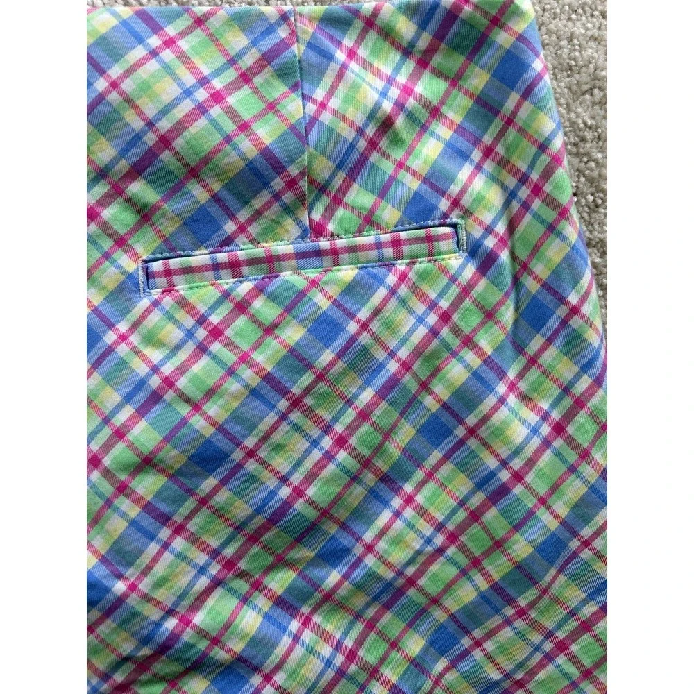 Gry Women's Plaid‎ Mini Skirt Size 4 Cotton Nylon Spandex Blend
